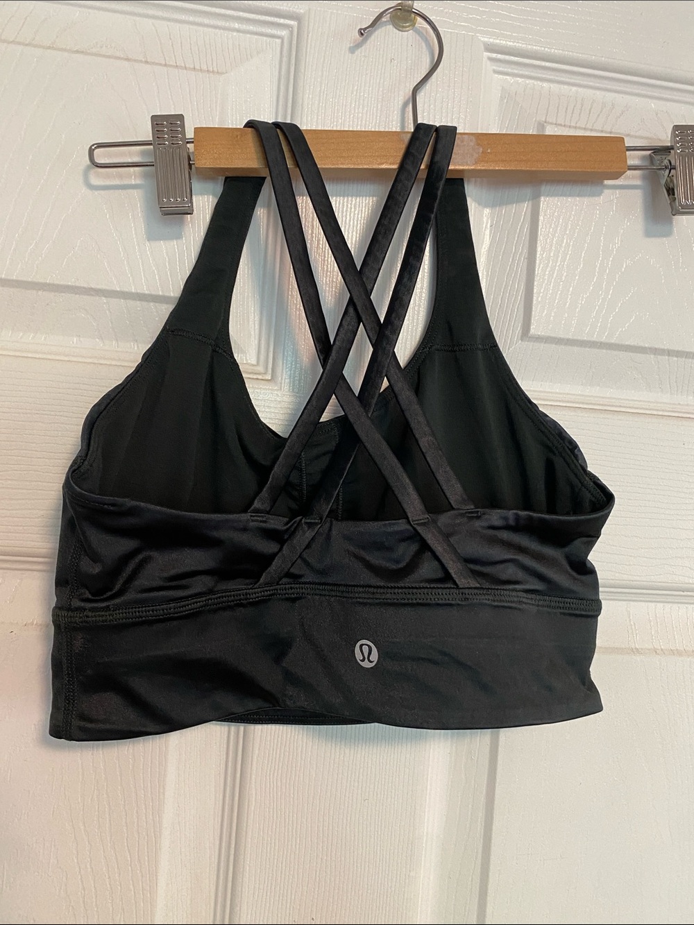 lululemon athletica dark green Cross-Back Sports Bra